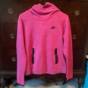 Nike Fuchsia Hoodie with Black Details